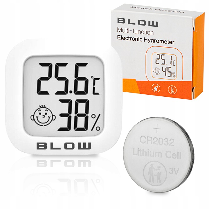 4x MINI STACJA POGODY TERMOMETR POKOJOWY HIGROMETR CYFROWY WYŚWIETLACZ