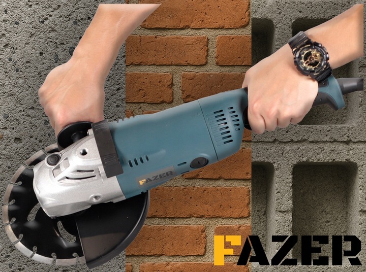 SZLIFIERKA KĄTOWA 230mm DUŻA WOLNY START SOFT KĄTÓWKA 3000W MOCNA +