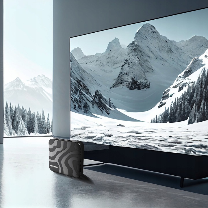 SMART TV BOX ANDROID 9 64BIT 6K WIFI 802.11N HDR + PILOT WEJŚCIE LAN