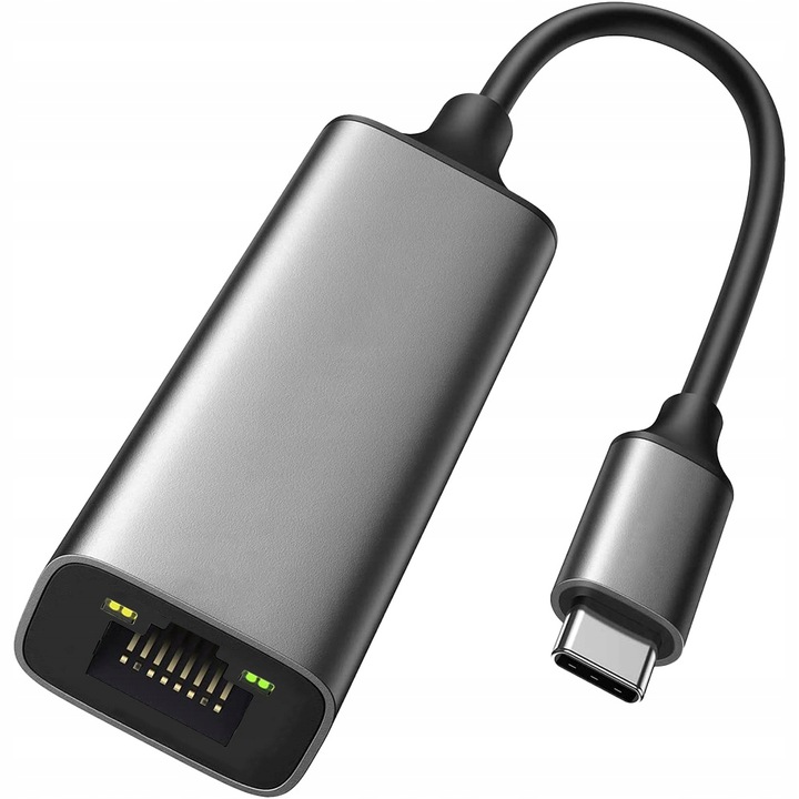 ADAPTER PRZEJŚCIÓWKA USB-C ETHERNET LAN RJ45 HUB KARTA SIECIOWA 1000MBPS