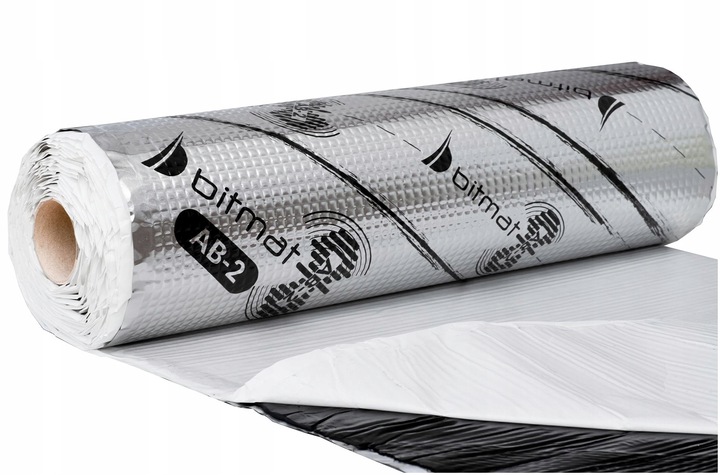 AB-2 MATA WYGŁUSZAJĄCA BUTYLOWA BITUMICZNA 400x50 wygłuszenie para