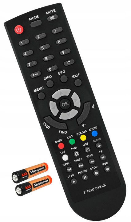 PILOT DO DEKODERA TUNERA OPTICUM GLOBO UNIWERSALNY BATERIE GRATIS