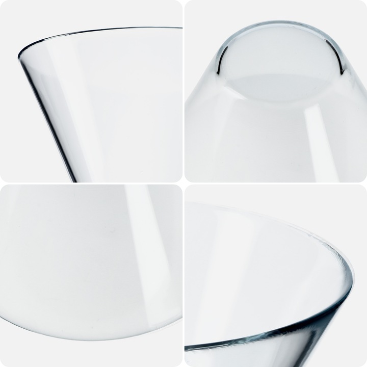 MISKA SALATERKA SZKLANA MISA 17cm MISKI DO SAŁATKI NA SAŁATKĘ ZESTAW 2szt