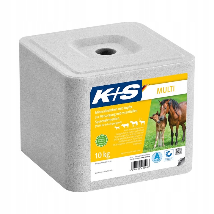 Lizawka solna dla konia z selenem K+S MULTI 10 kg