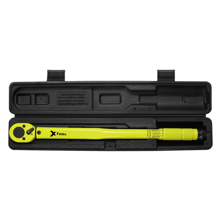 KLUCZ DYNAMOMETRYCZNY 1/2" 28-210Nm CrMO & CrV DO KÓŁ CERTYFIKAT KALIBRACJI