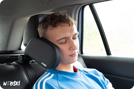 ZAGŁÓWEK PODUSZKA OPARCIE NA GŁOWE DO SAMOCHODU