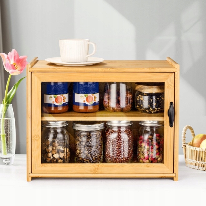 CHLEBAK DREWNIANY POJEMNIK NA CHLEB PIECZYWO DUŻY 37x29x20 CM