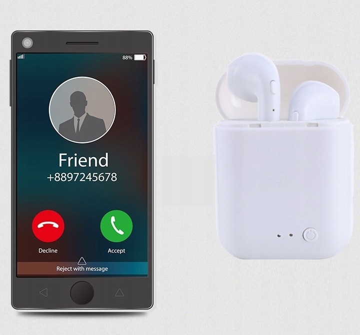 Słuchawki Bezprzewodowe +POWERBANK MIKROFON KOLORY