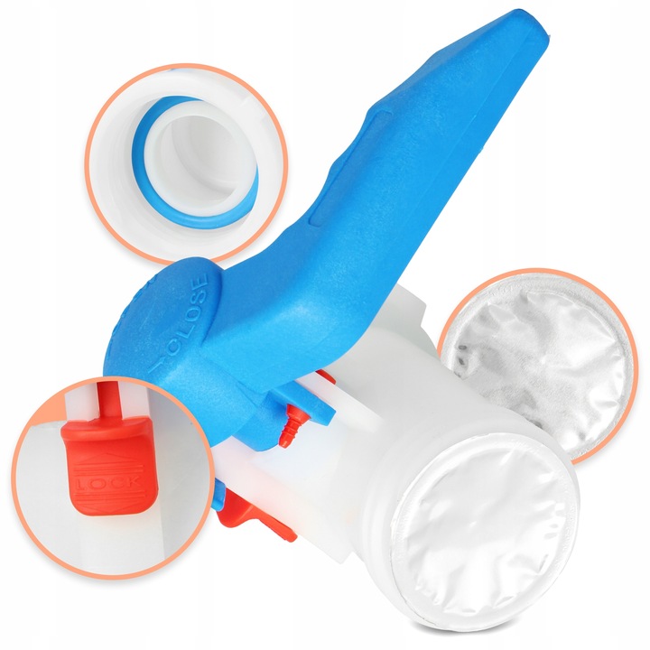 Zawór IBC Mauser MAUZER S60x6 MOTYLKOWY Kran Złącze Wylot Zbiornika