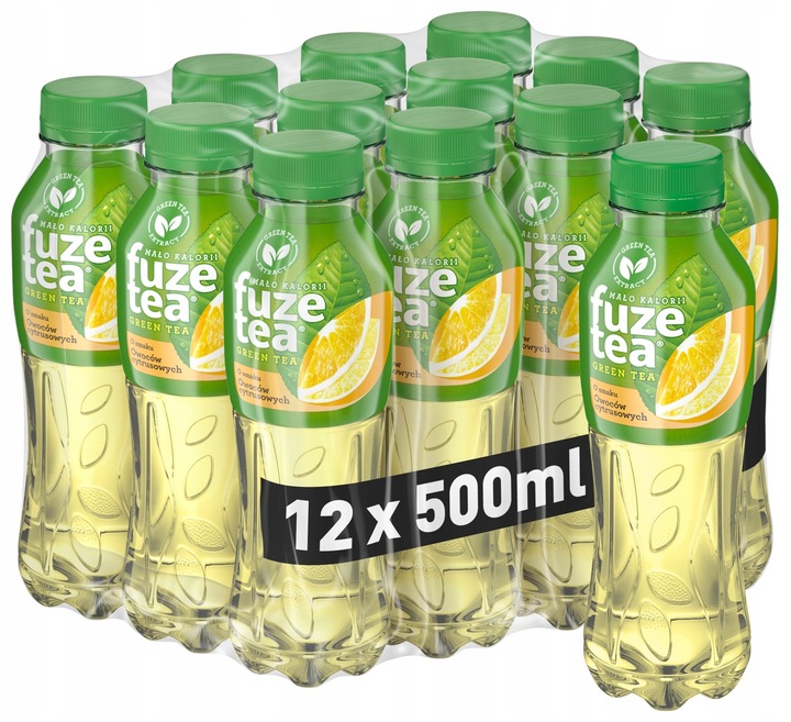 Herbata FuzeTea Zielona Green Tea Citrus 500ml x12