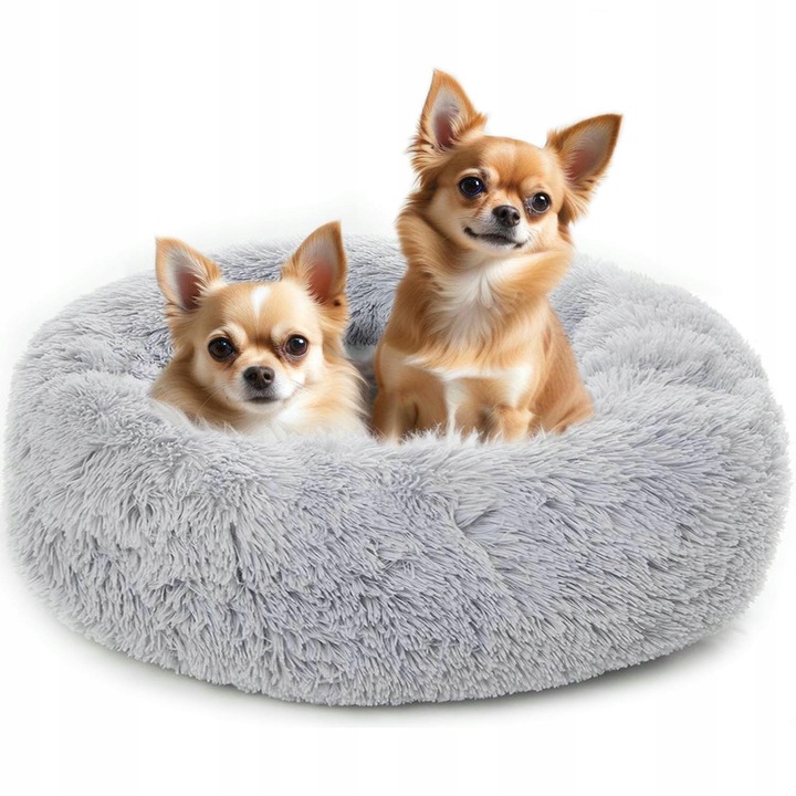 LEGOWISKO PLUSZOWE DLA PSA KOTA posłanie kojec PODUSZKA okrągłe MERSJO