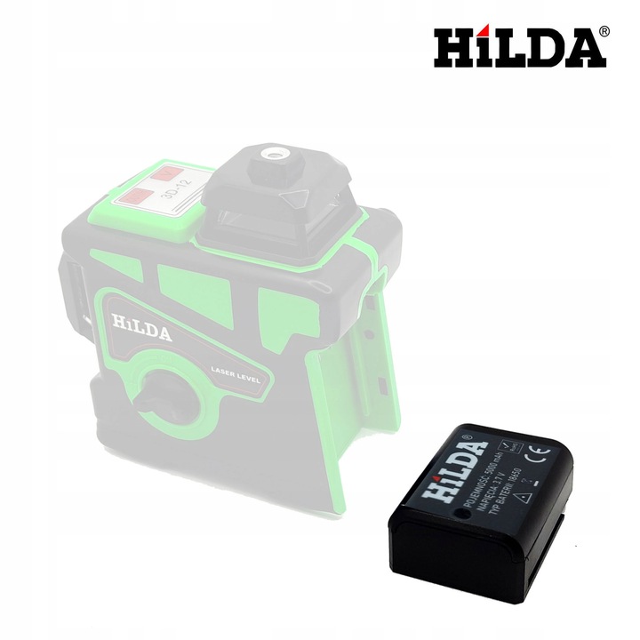 HILDA AKUMULATOR BATERIA DO POZIOMICY 3D 4D 5000 MAH 5 V SZEROKIE