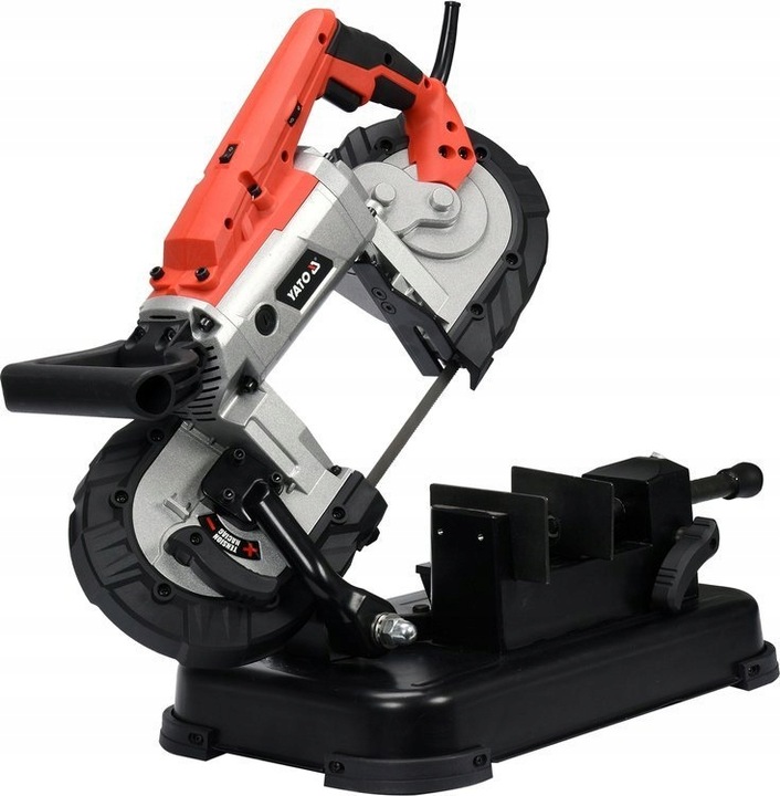 YATO PRZECINARKA TAŚMOWA Z PODSTAWĄ PIŁA DO METALU PRZENOŚNA 1100W