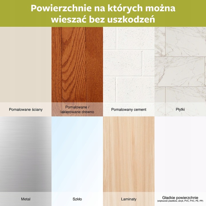 Command rzepy samoprzylepne do wieszania obrazów do 7,2 kg 28 szt. (14