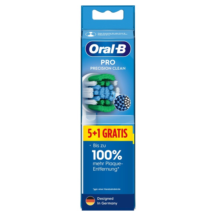 Oryginalne końcówki do szczoteczki Oral-B EB20RX Pro Precision Clean 6 szt.