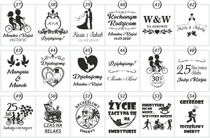 Zestaw Karafka na 18 30 40 50 Urodziny PREZENT