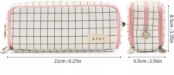 Piórnik Szkolny Duży i Pojemny Komorowy