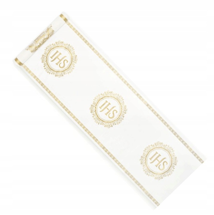 Zestaw dekoracji komunijnych KOMUNIA bieżnik balon