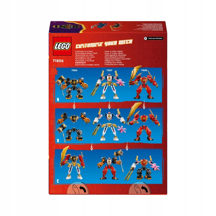 LEGO NINJAGO Mech żywiołu ziemi Cole’a 71806