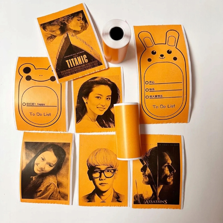 Papier termiczny samoprzylepny zamiennik do drukarki Phomemo T02 M02