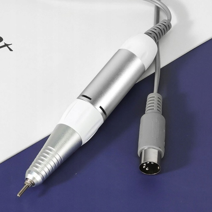 Rączka Prostnica do frezarki biało-srebrna