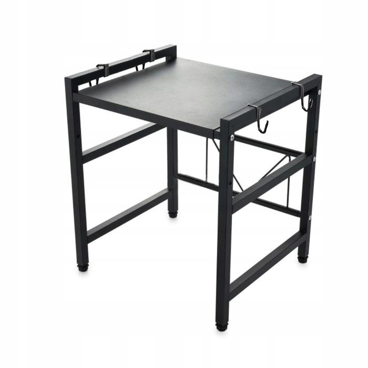 Stojak na mikrofalówkę półka rozsuwana regulacja teleskopowa organizer