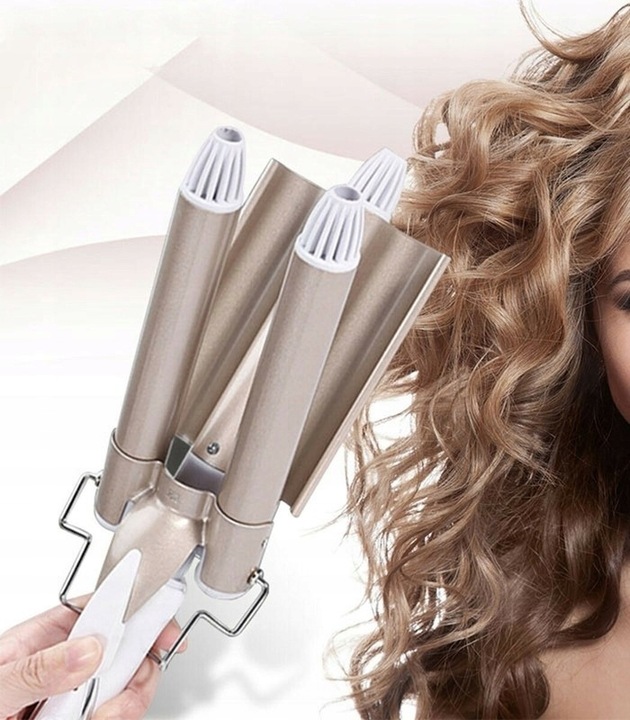 FALOWNICA DO WŁOSÓW FALE LOKÓWKA WIELOFUNKCUJNA KRĘCENIE WŁOSÓW