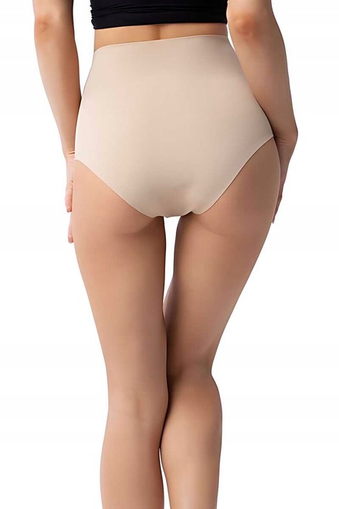 JULIMEX Figi Amber maxi high beżowe XL