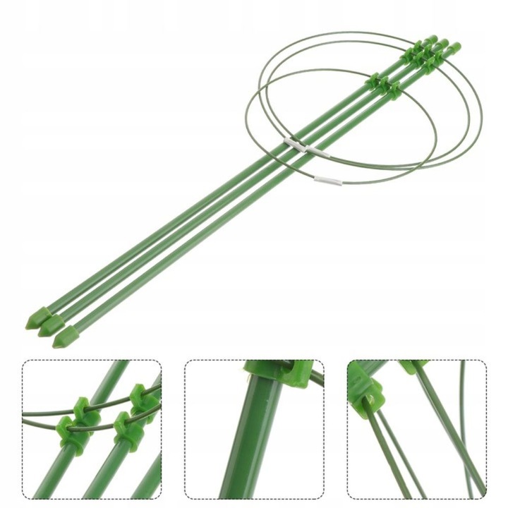 Podpórka do Kwiatów Podpora dla Roślin Doniczkowych Pnących Kwiatka 61cm 5x