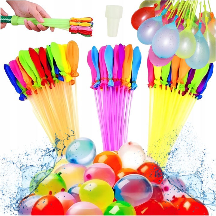 BOMBY WODNE BALONY BALONIKI NA WODĘ AUTOMATYCZNE ZESTAW 111 ŚMINGUS