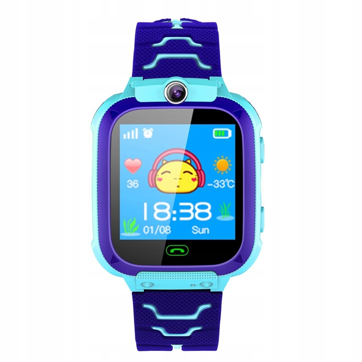 ZEGAREK DZIECIĘCY NA KARTE SIM Z FUNKCJĄ DZWONIENIA SMARTWATCH APARAT GPS