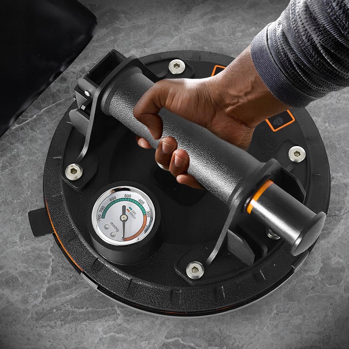 PRZYSSAWKA PRÓŻNIOWA UCHWYT DO PŁYTEK GLAZURY SZYB Z POMPKĄ I