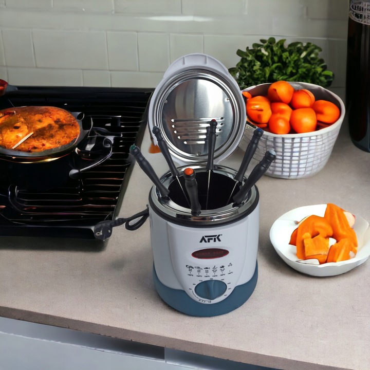 FRYTKOWNICA TRADYCYJNA OLEJOWA + WIDELCE FONDUE 1L