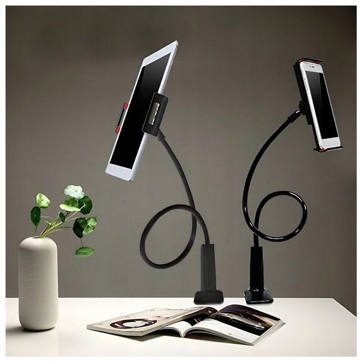 UCHWYT NA TABLET NA TELEFON STOJAK STATYW ELASTYCZNY MOCNY