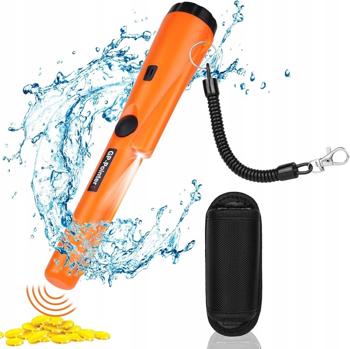 Wykrywacz Metali Ręczny GP POINTER Detektor Metalu Monet Złota z Latarką