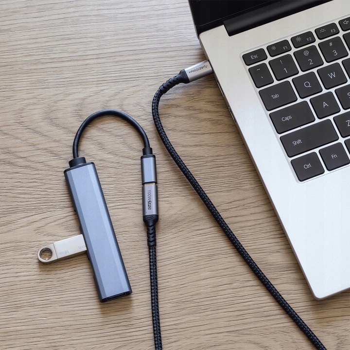 PRZEDŁUŻACZ USB-C 3.2 Thunderbolt 100W 4K @60Hz 2m