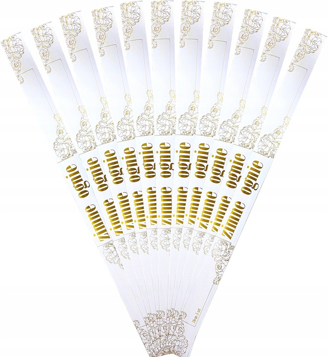 DŁUGIE ZIMNE OGNIE WERSJA WESELNA 70cm 40 sztuk