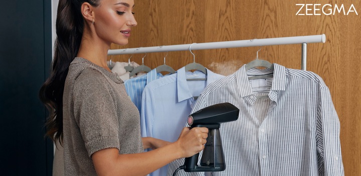 Parownica do ubrań Steamer Ręczna Regulacja Pary 30 g/min 40 sek+