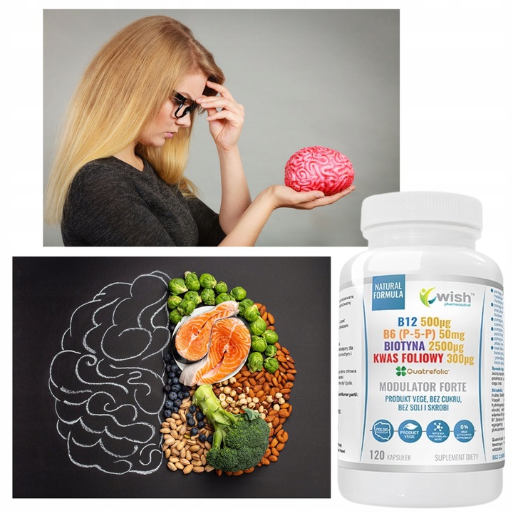 MODULATOR FORTE B12 B6 BIOTYNA KWAS FOLIOWY 120kap