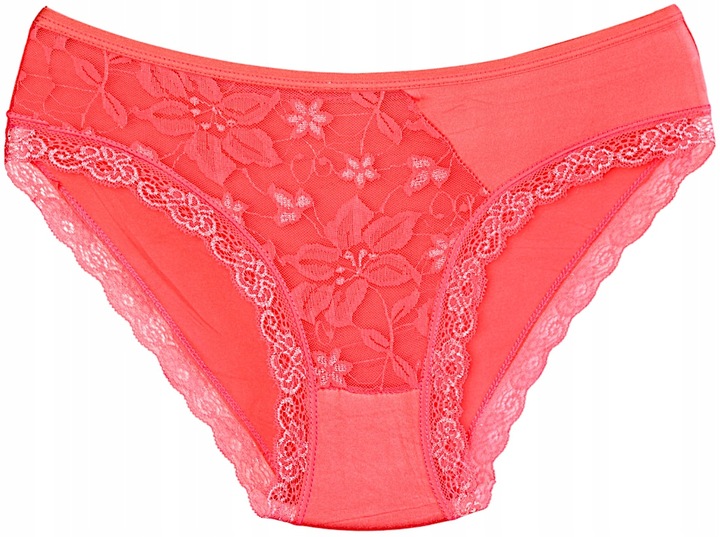 Majtki DAMSKIE figi bambusowe KORONKOWE zestaw 8 SZTUK rozmiar XL