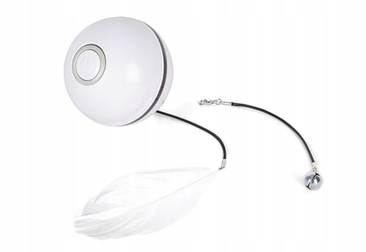 INTERAKTYWNA ZABAWKA PIŁKA DLA KOTA + DODATKI