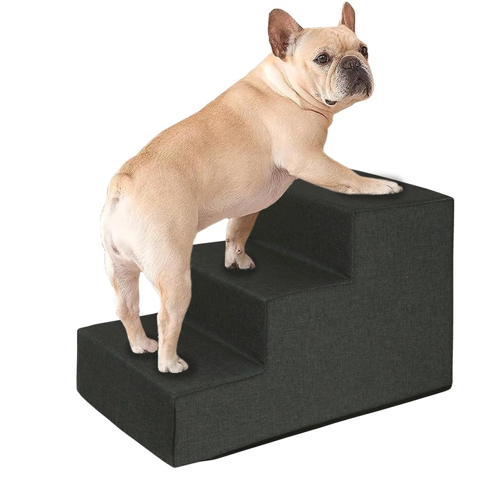 SCHODKI SCHODY DLA PSA RAMPA PODEST STABILNE 3 STOPNIE 30 cm