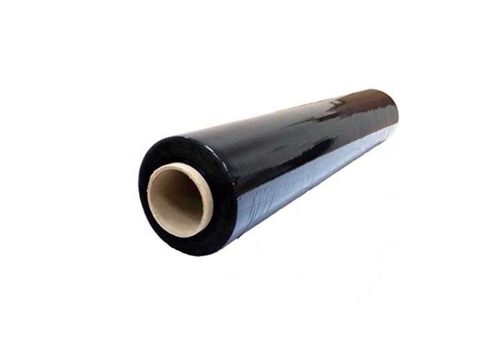 Folia stretch czarna 2,7 kg netto 50 cm czarny