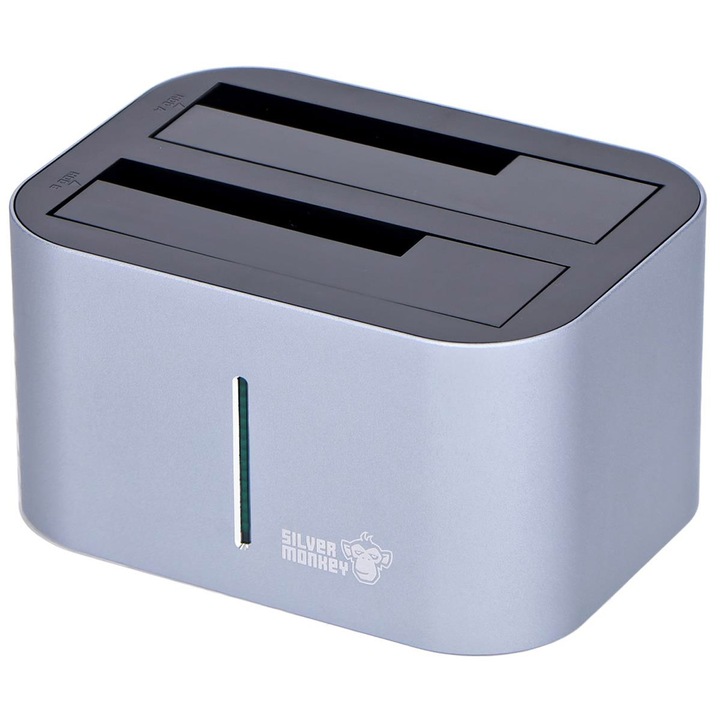 STACJA DOKUJĄCA SILVER MONKEY DLA DYSKÓW SATA HDD I SSD