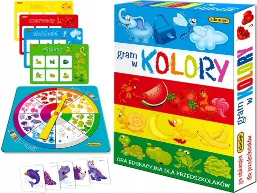 GRA EDUKACYJNA dla 4 Latka Gram w Kolory ZABAWA
