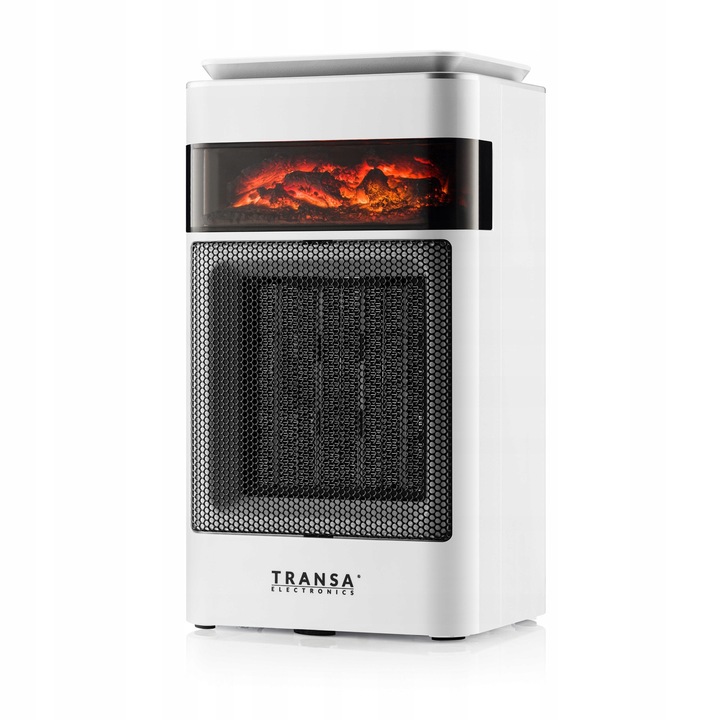 Termowentylator Grzejnik ceramiczny FARELKA Efekt Płomienia Panel LCD