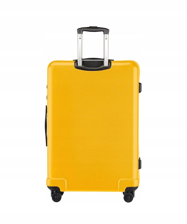 Walizka Średnia Podróżna Na Kółkach Policarbon PUCCINI Żółta PC029B 6C