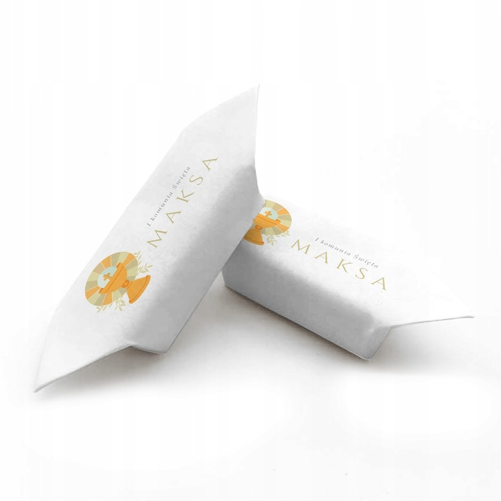 Krówki PERSONALIZOWANE na I Komunię 1kg WZORY