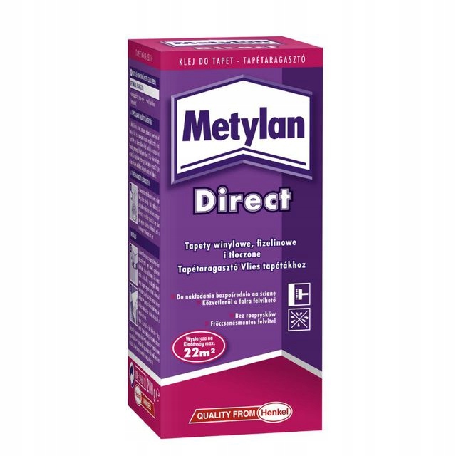 Klej do tapet fizelina METYLAN DIRECT 200g