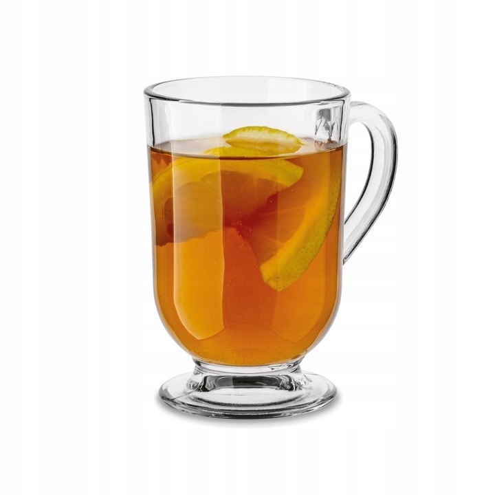 KUBEK do KAWY SZKLANKI z Uchem WYSOKIE Szklane Tadar Latte Mocha 6x300 ml